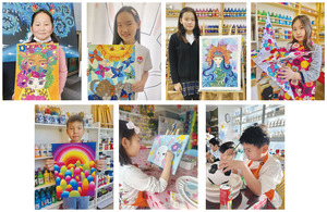 “Oyu art studio” урлангийн зураачид